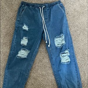 Distressed Joggers